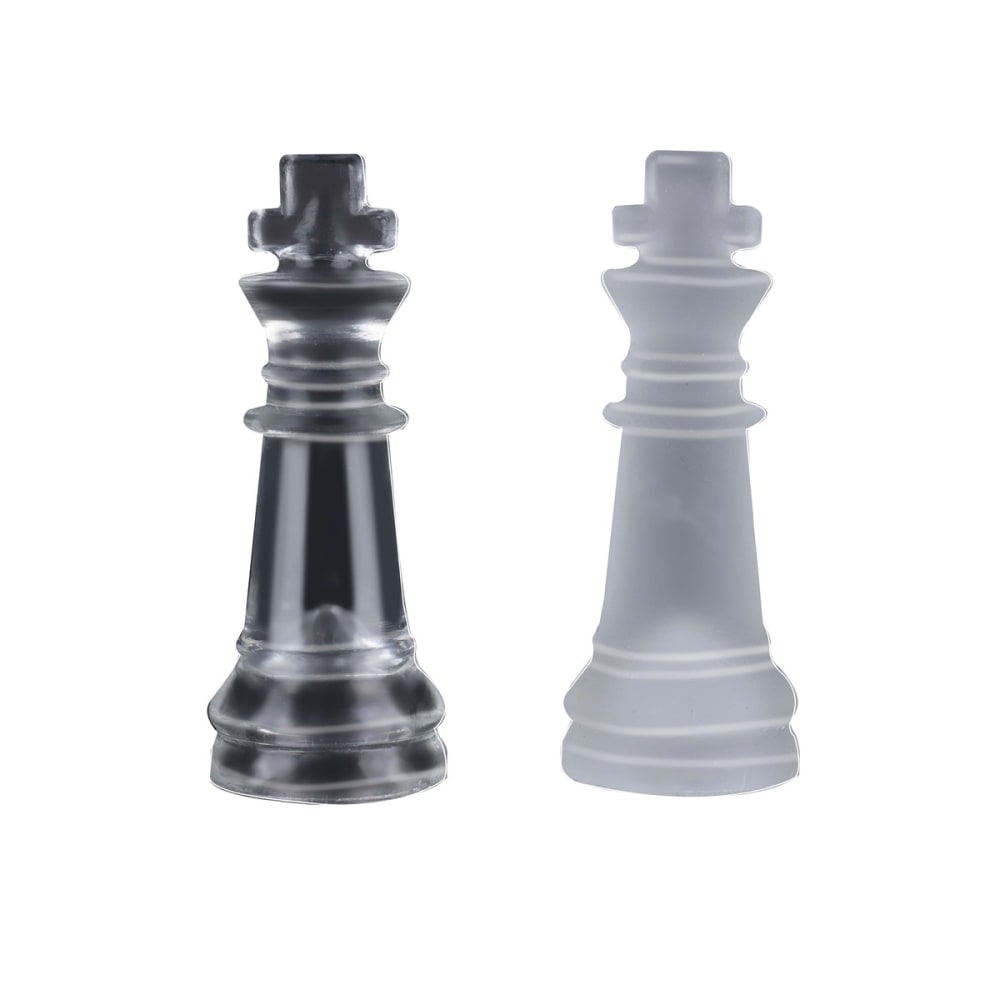Jeu de société transparent verre h6.3xl24.5xl24.5cm