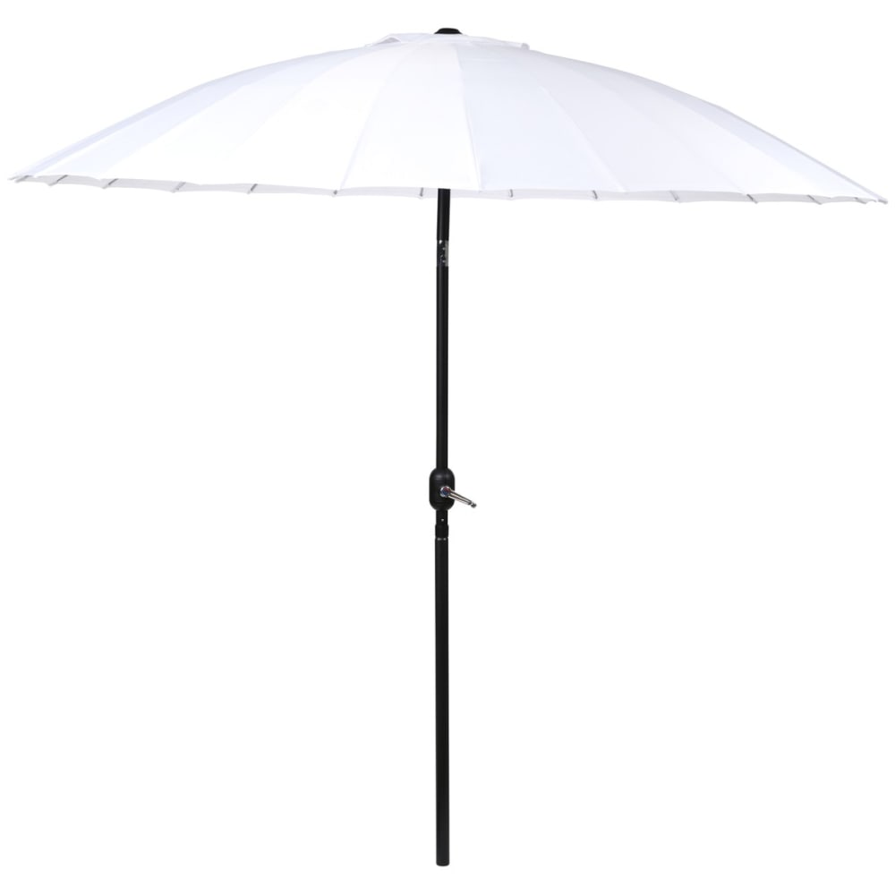 Parasol blanc polyamide h238xl250xl250cm