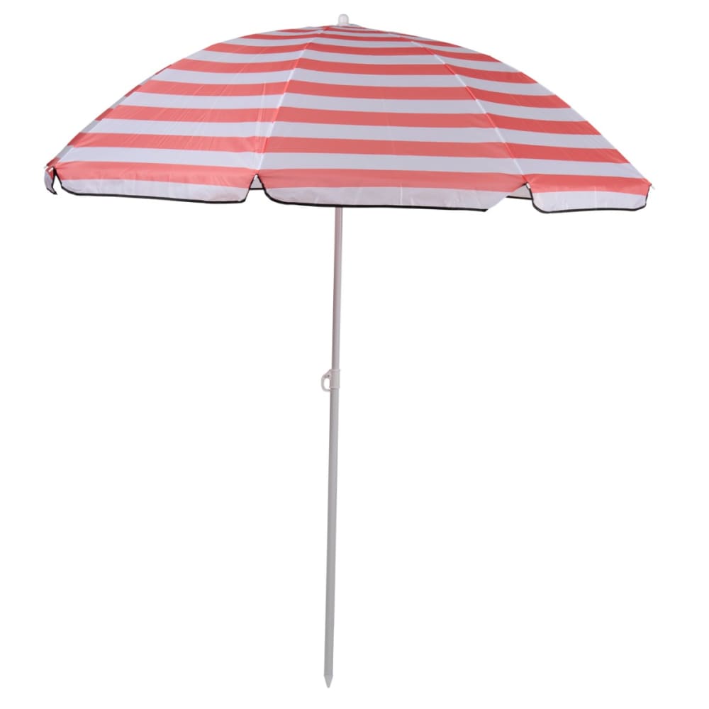 Parasol rouge polyamide h205xl170xl170cm