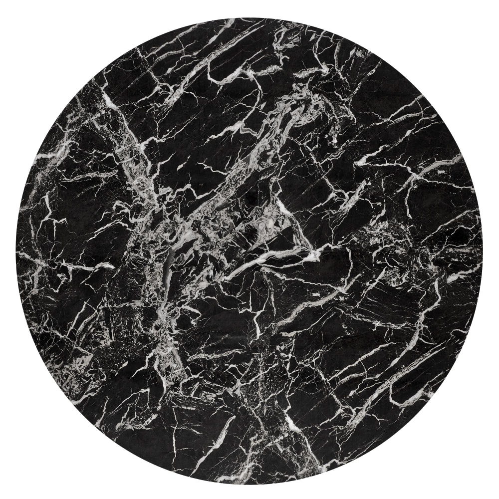 Esstisch aus schwarzem Glas, 100 cm - Maisons Du Monde