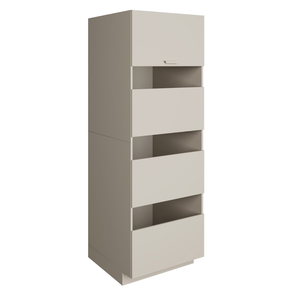 Selsey Badezimmer-Hochschrank stehend 68 cm, Kaschmirgrau style modern Taupe Spanplatte