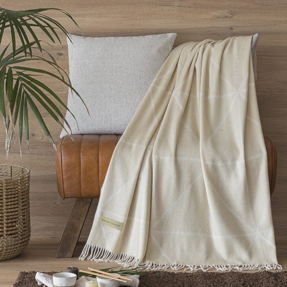 Plaid beige 130x170 cm Plaid beige 130x170 cm