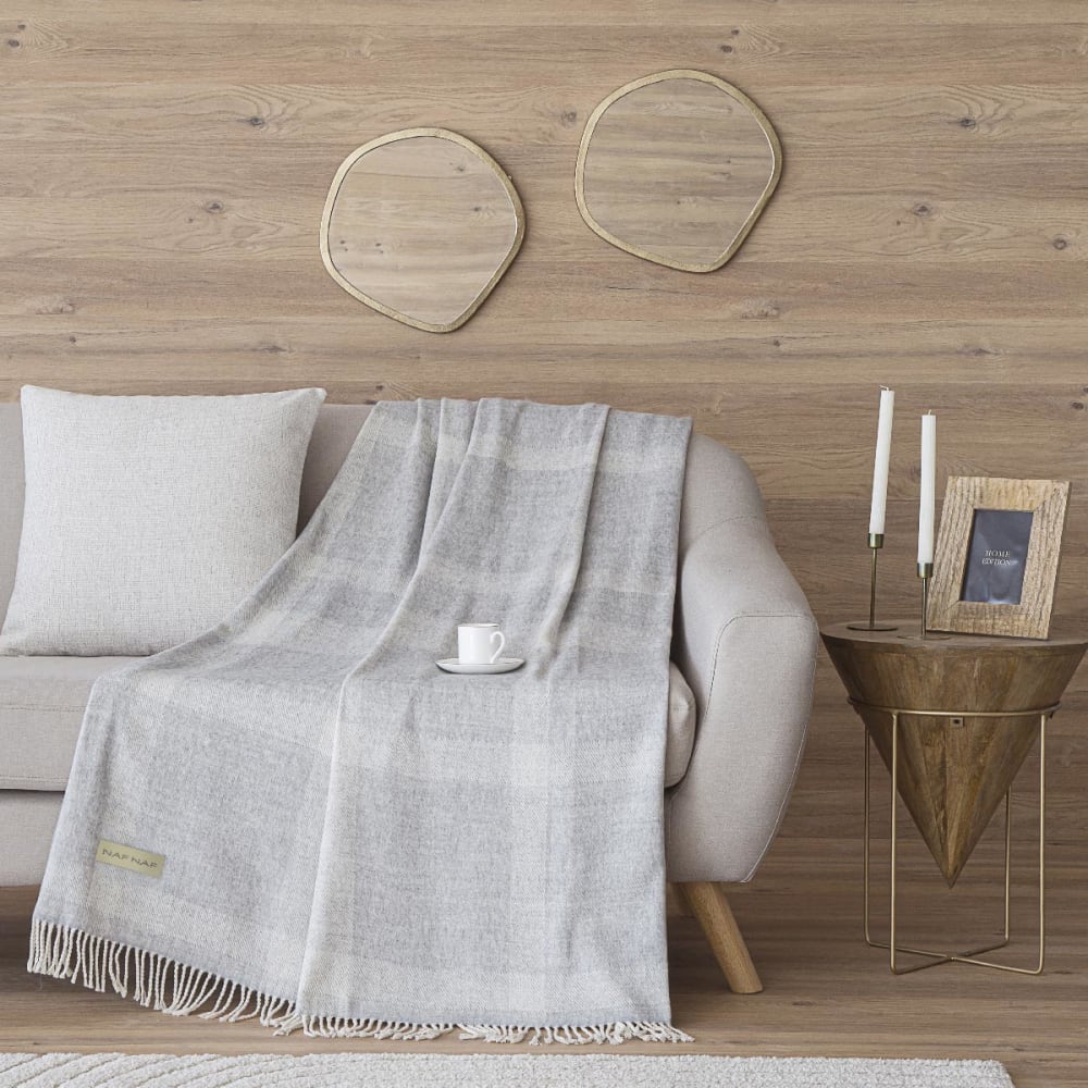 Plaid gris 130x170 cm Plaid gris 130x170 cm
