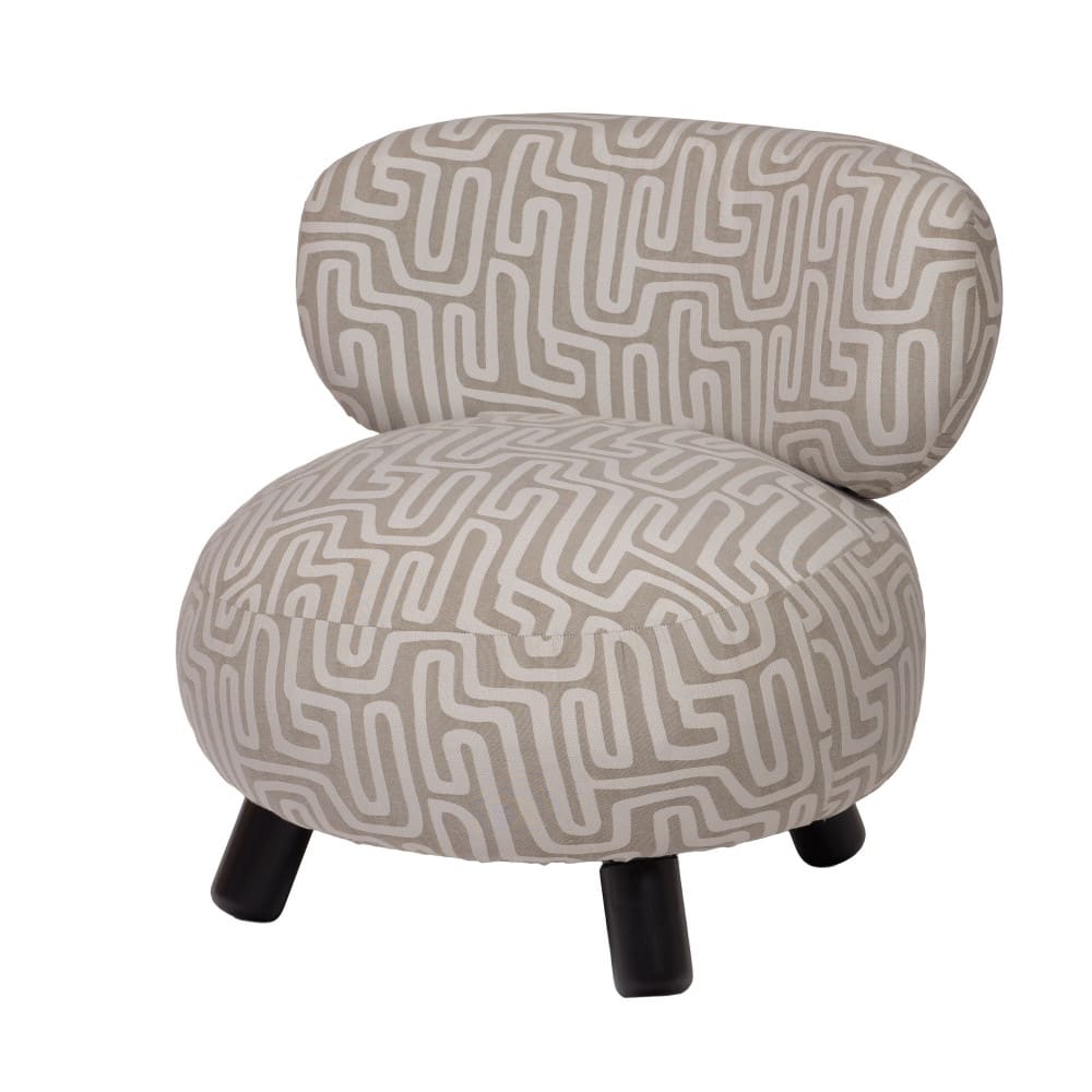 Fauteuil en tissu buba beige Fauteuil en tissu buba beige