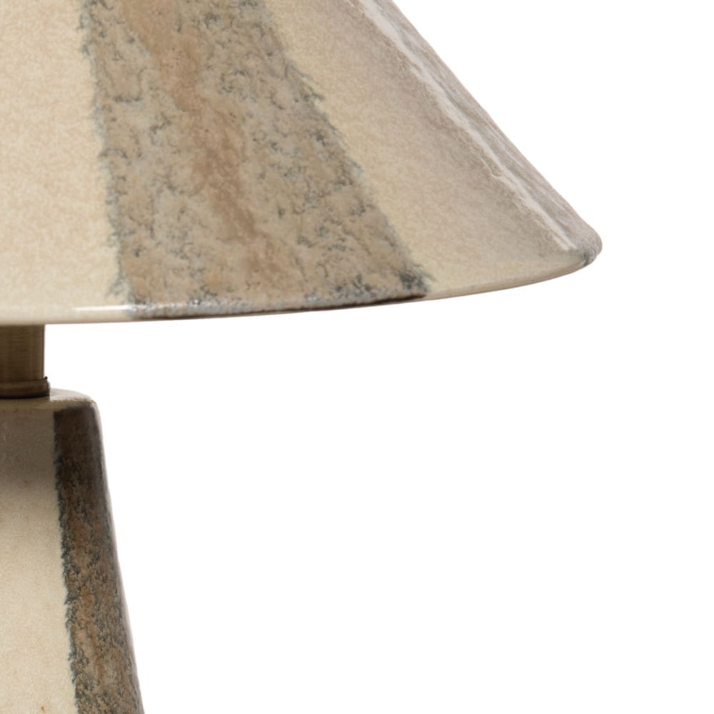 Lampe zélie e vert en céramique — vue 3