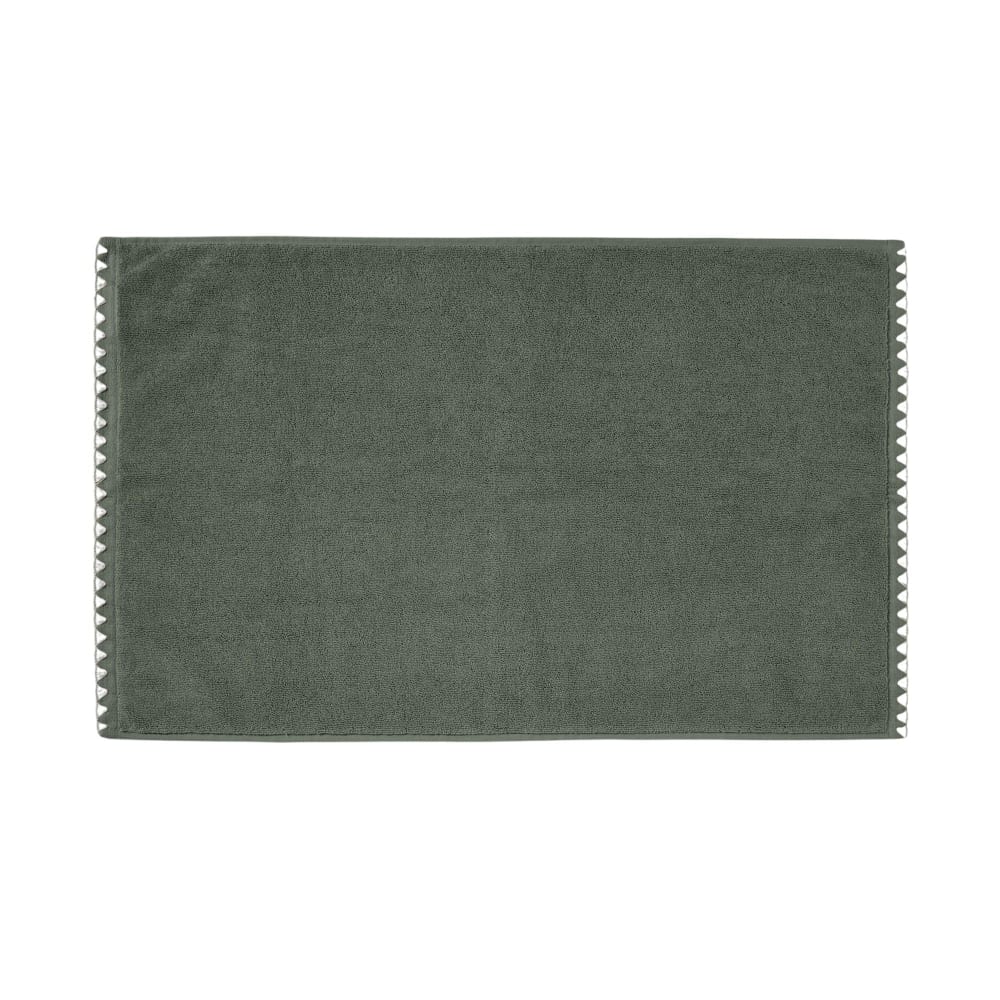Tapis de bain en coton vert 50x80 cm Tapis de bain en coton vert 50x80 cm