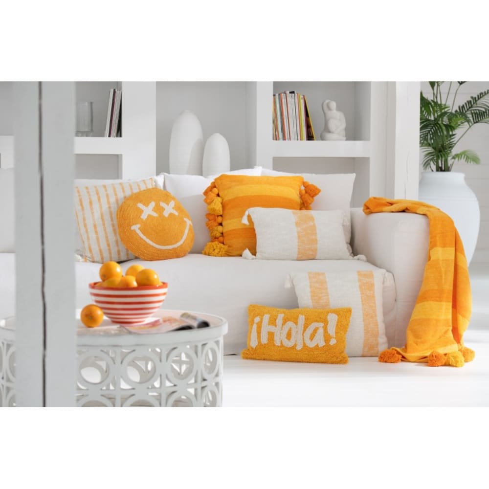 Coussin rectangulaire > orange 30x50x15 cm