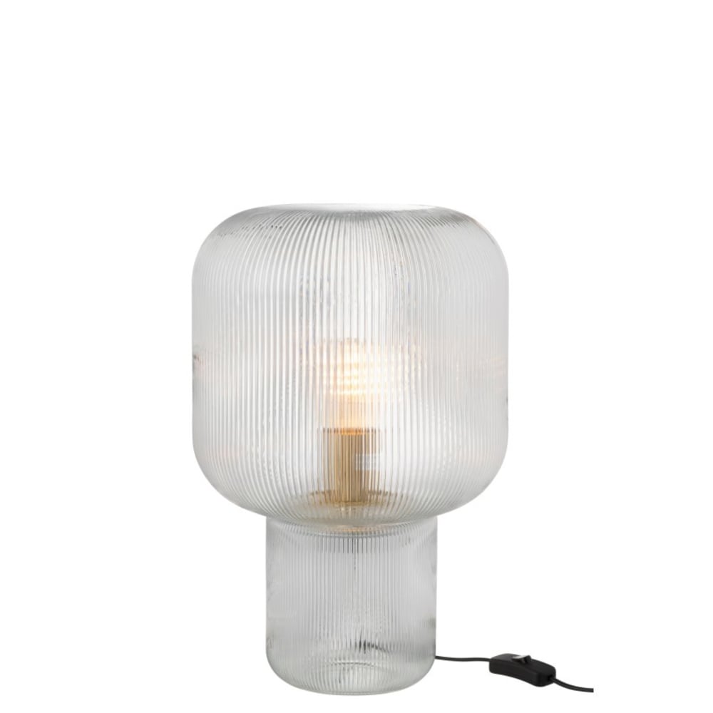 Lampe de table en verre transparent 29x29x42 cm Lampe de table en verre transparent 29x29x42 cm