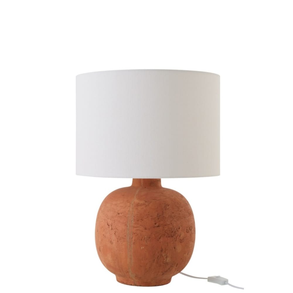 Lampe de table en céramique marron 38x38x57 cm