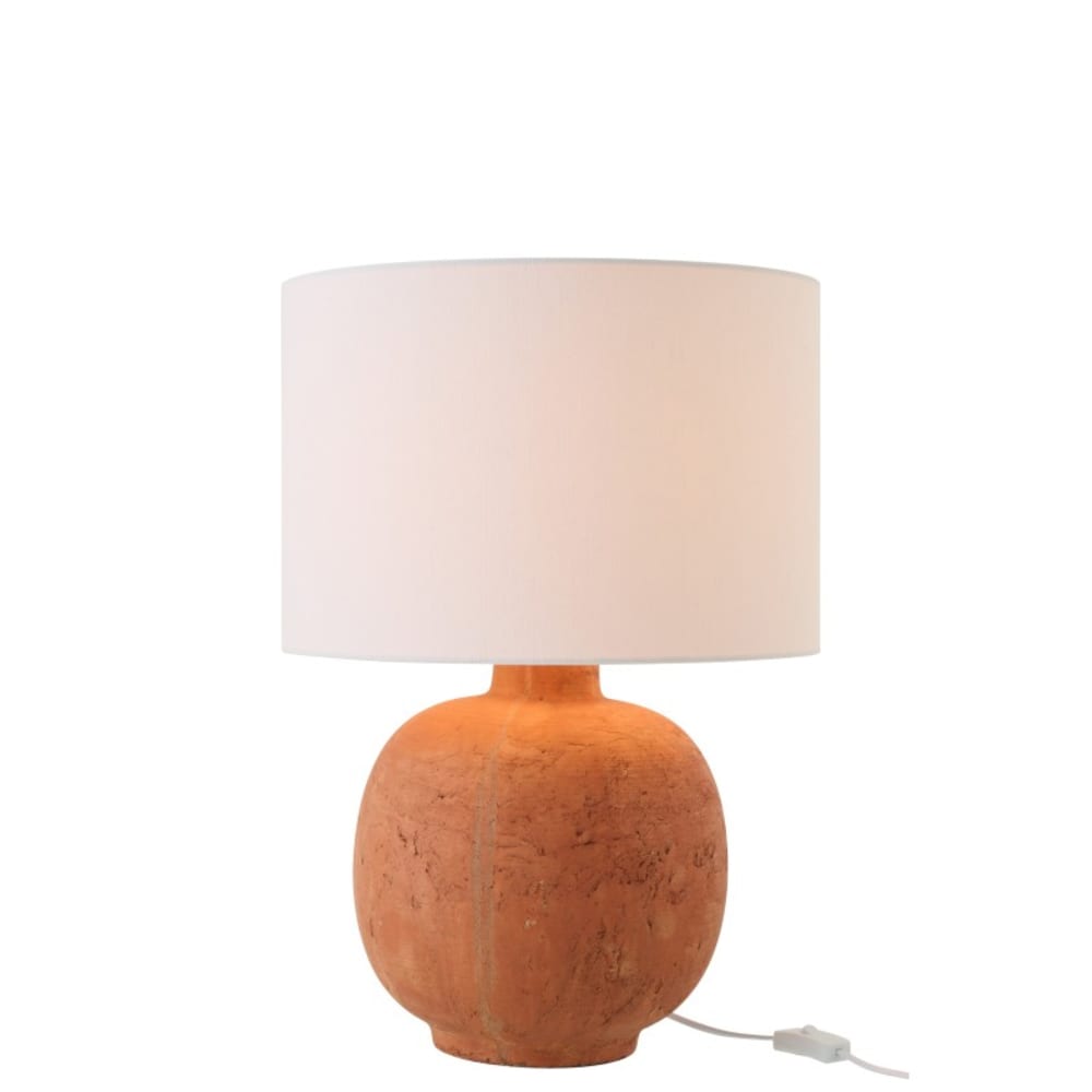 Lampe de table en céramique marron 38x38x57 cm — vue 3