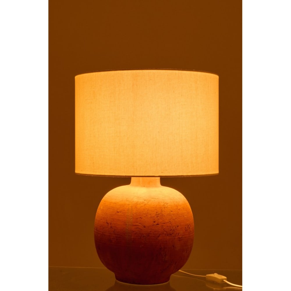 Lampe de table en céramique marron 38x38x57 cm — vue 4