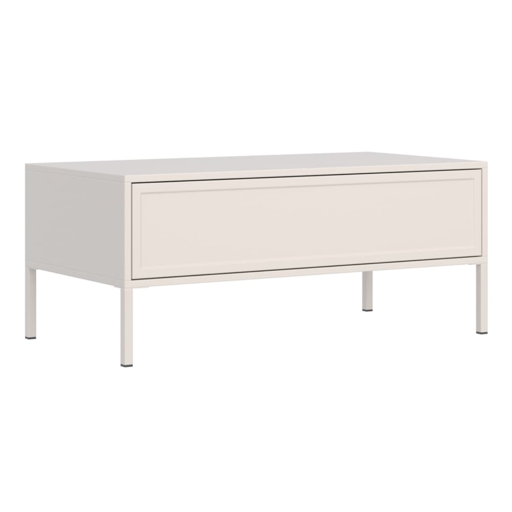 Selsey Couchtisch mit Schublade, kaschmir, 100x50 cm style modern Taupe Spanplatte