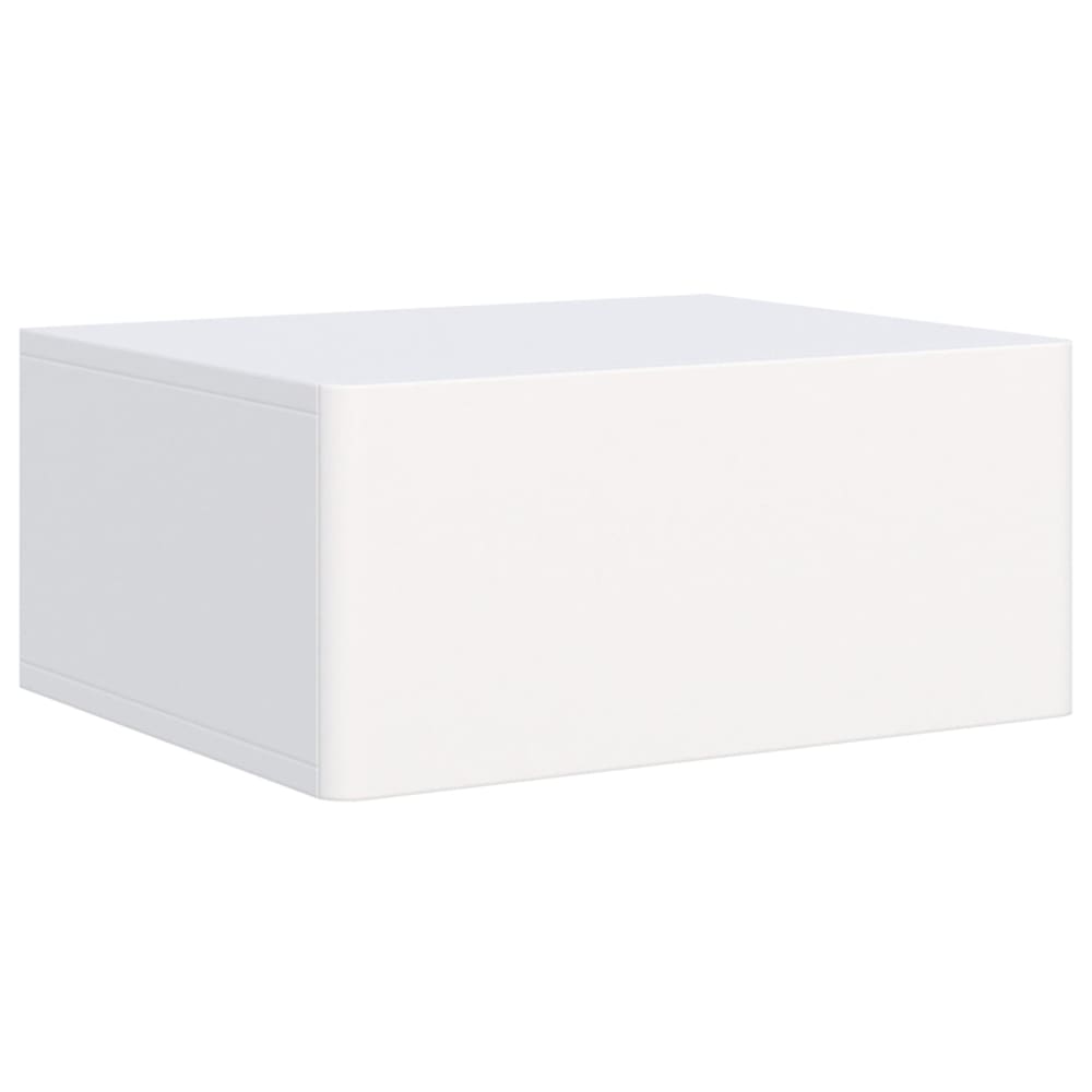 Selsey Hängenachttisch 1-schubladig, Weiß, 50cm style modern Weiß Spanplatte