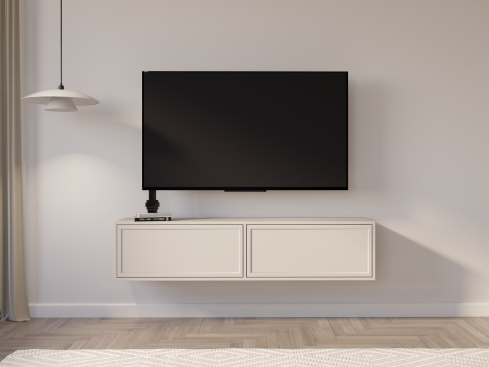 TV-Hängeboard 2-türig, Kaschmir, 140cm - Maisons Du Monde