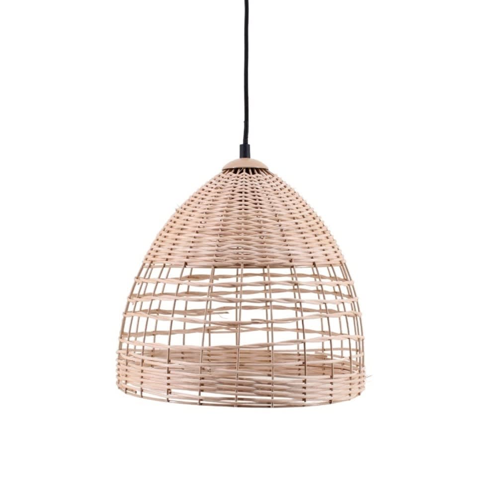 Suspension ronde en bambou 30,5cm