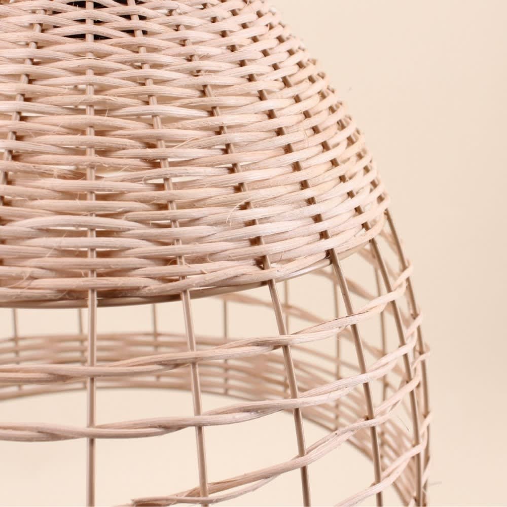 Suspension ronde en bambou 30,5cm — vue 3