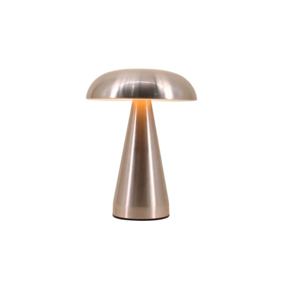 Lampe champignon usb tactile gris clair 20cm Lampe champignon usb tactile gris clair 20cm