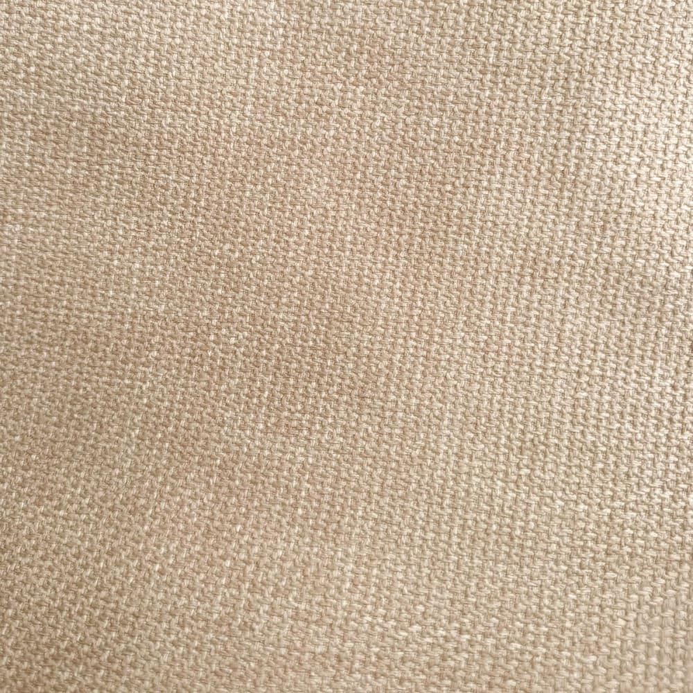Gepolstertes Kopfteil mit Rundungen für Bett 150 cm in Sandbeige