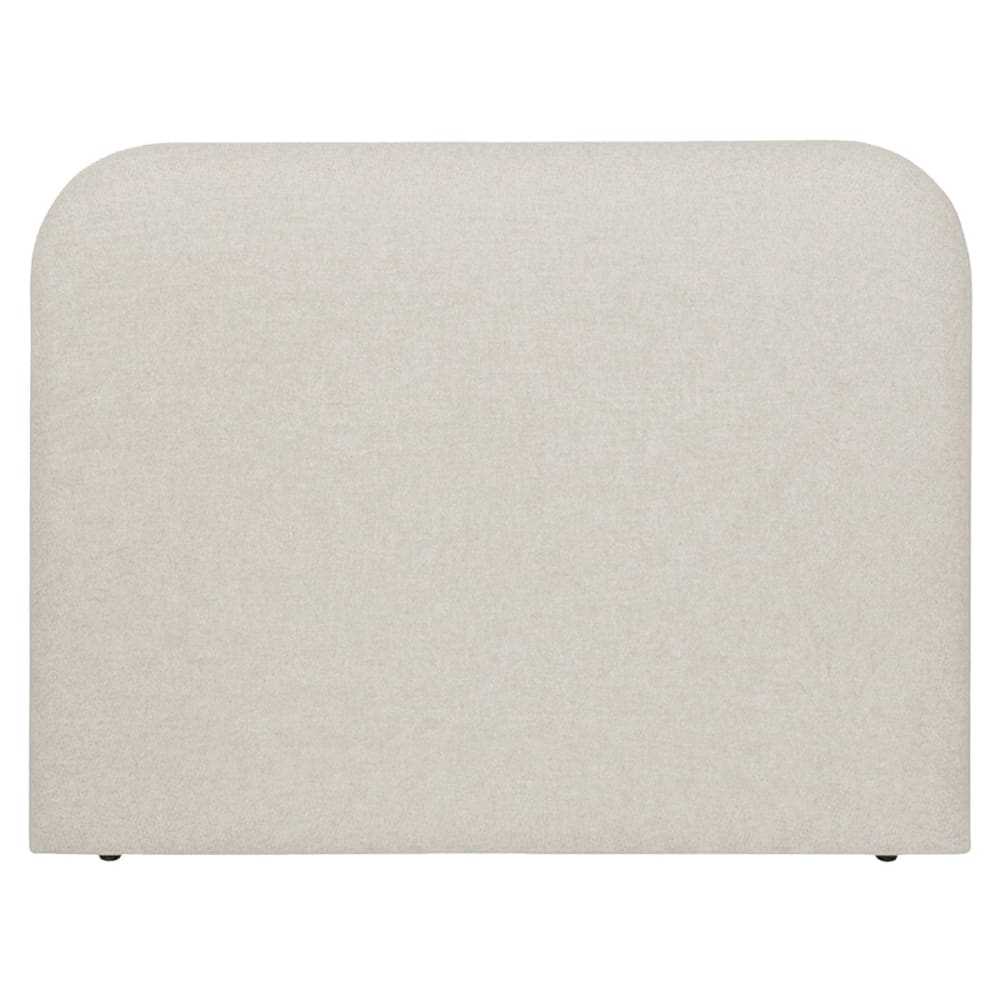 NATYAL Gepolstertes Kopfteil mit Rundungen für Bett 150 cm in Ecru style seaside Beige Stoff