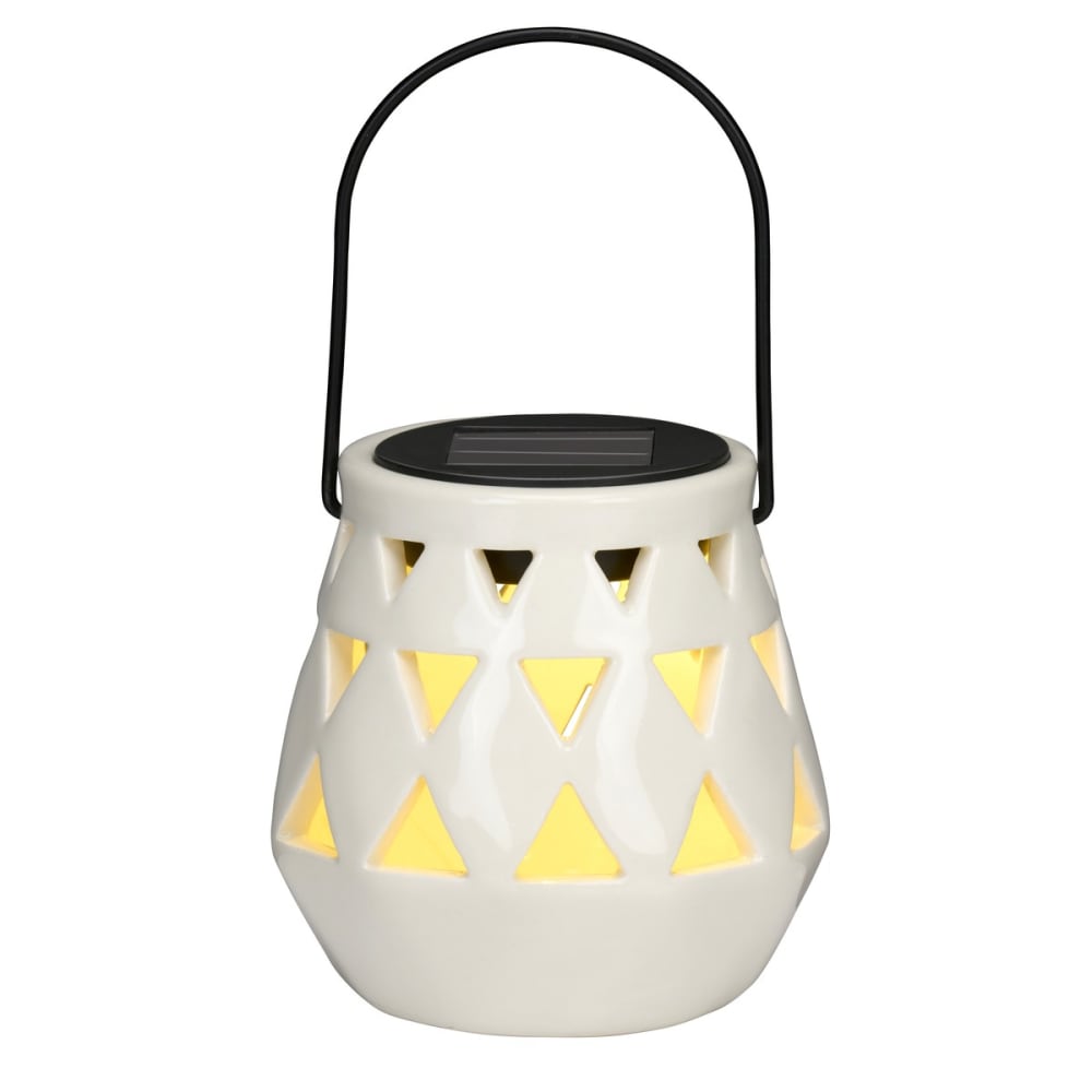 Tischlampe  Weiß Keramik H11xB10xL10cm - Maisons Du Monde