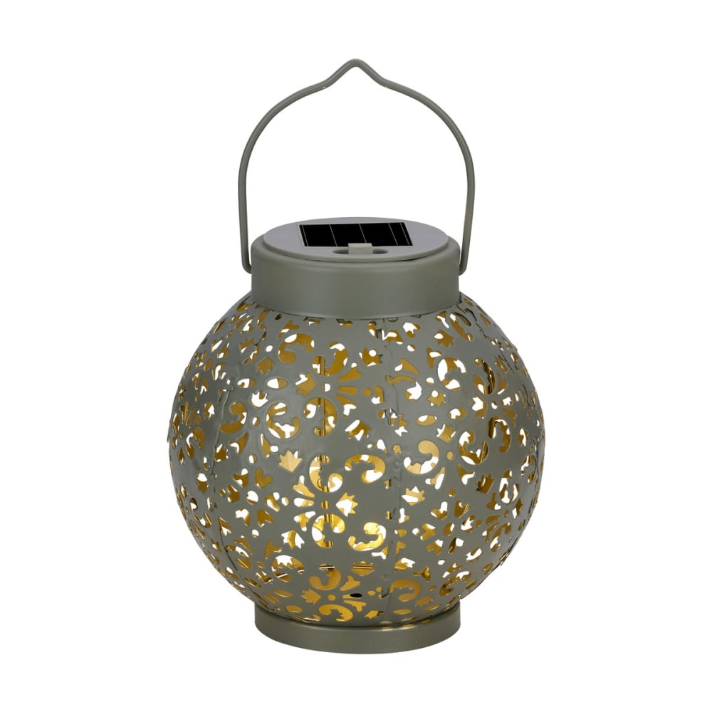 Arti Casa Laterne Grau Metall H15xB14.5xL14.5cm Grau Metall