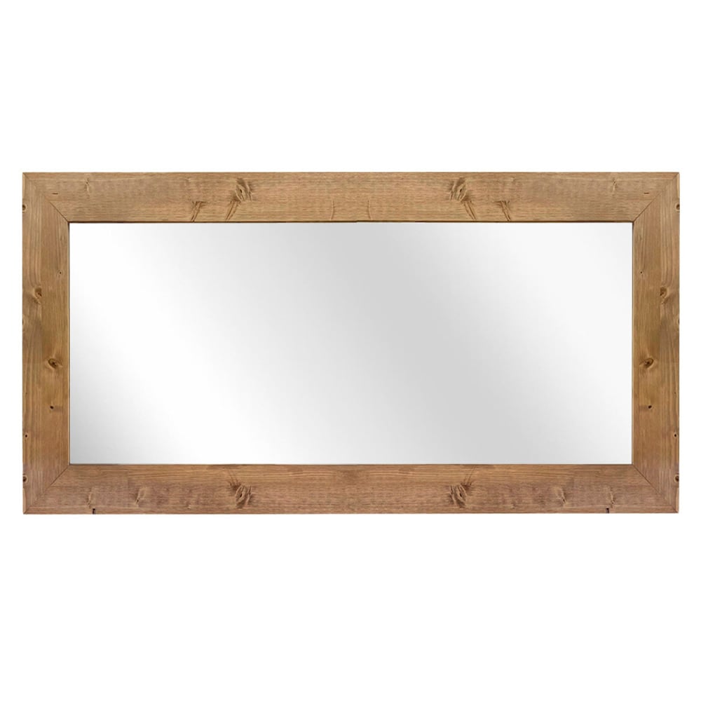 Miroir rectangulaire en bois massif chêne 70x140cm Miroir rectangulaire en bois massif chêne 70x140cm