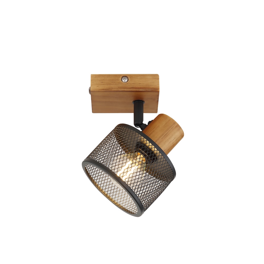 Spot de plafond brun 12x17.5x9cm e14 1 flammes