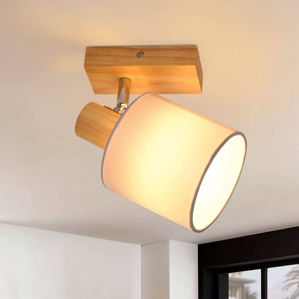 Spot de plafond Abat-jour en Blanc 21x13x13cm e14 1 flammes — vue 3