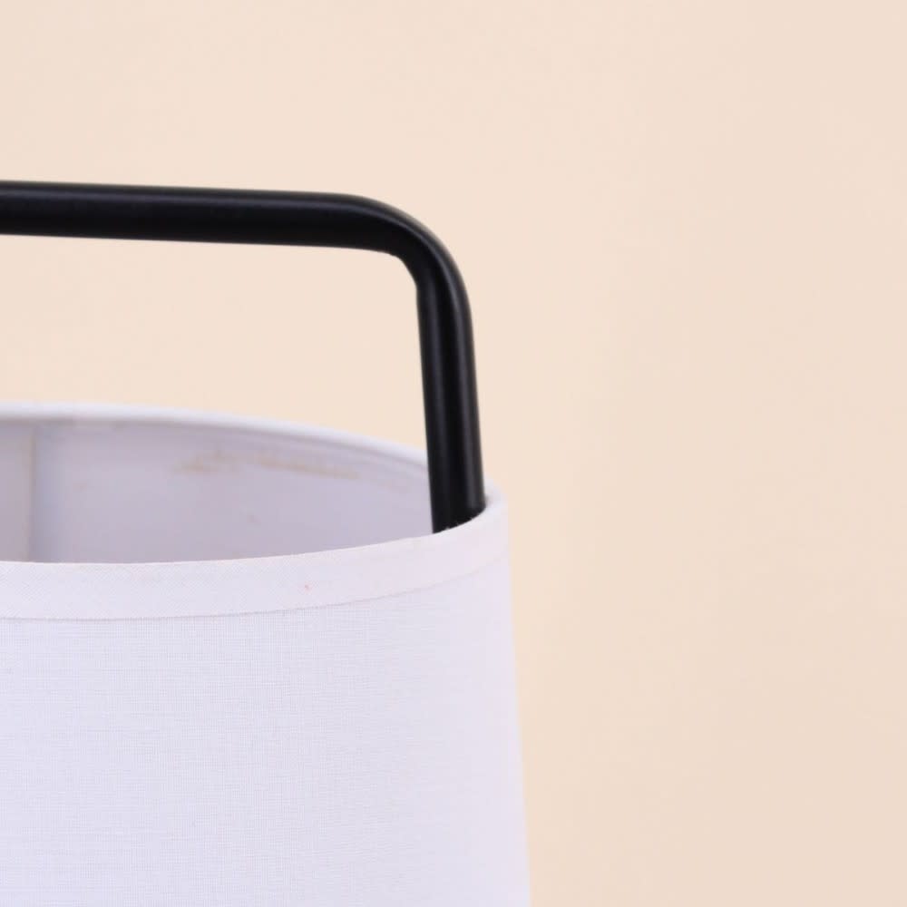 Lampe à poser moderne en fer noir 35cm — vue 4