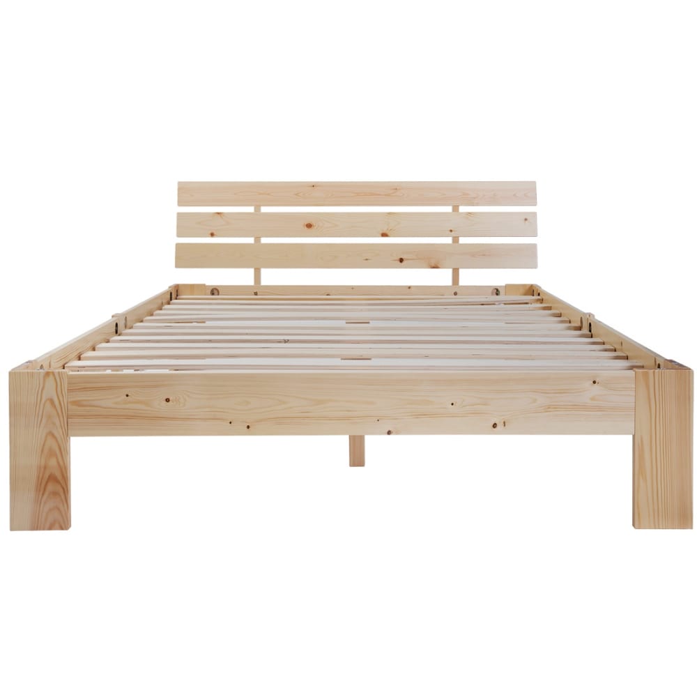 Meubles Cosy Kinderbett Naturholz 140x200 cm mit Stauraum Mehrfarbig Baby
