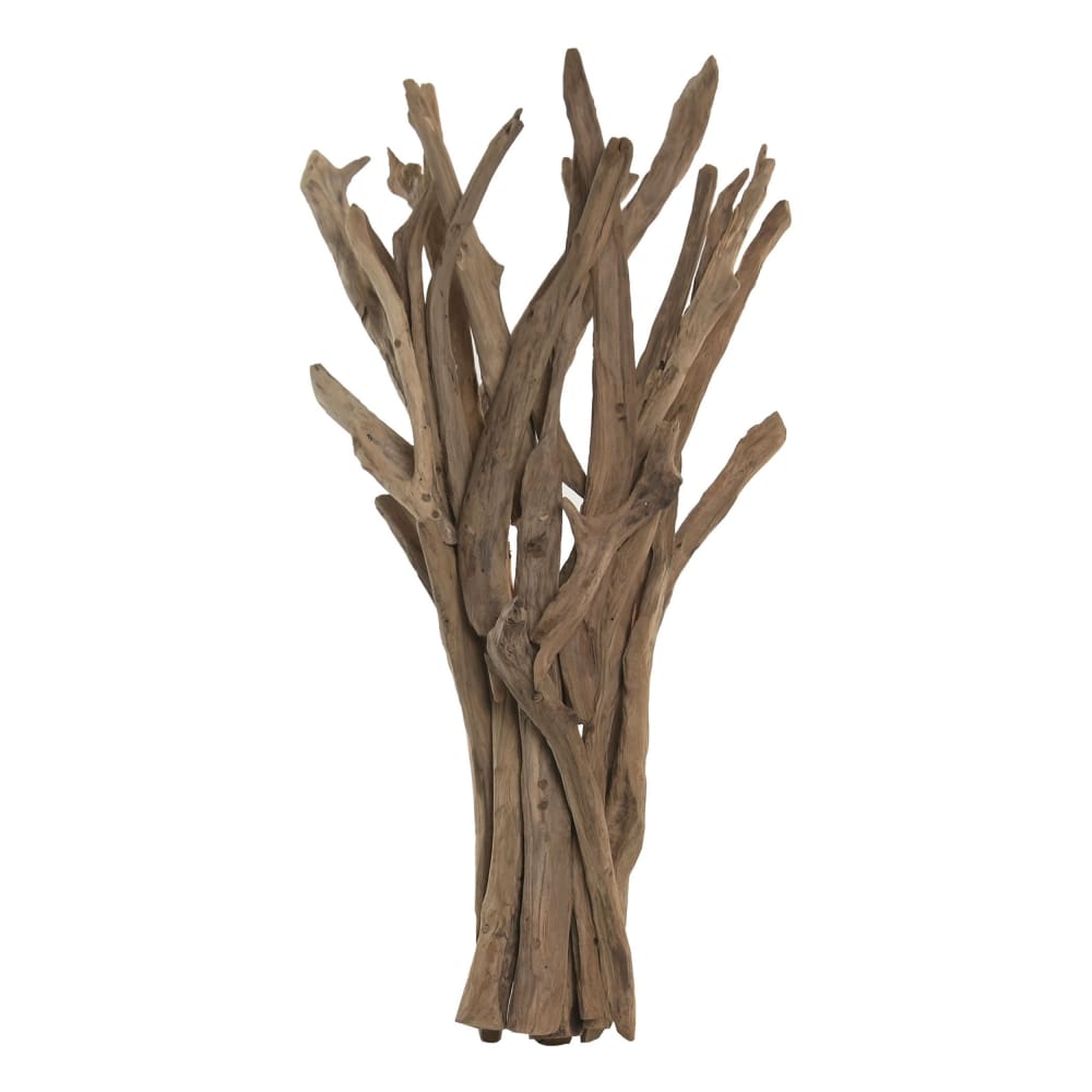 Applique en teck marron fait main 37x37x78 cm