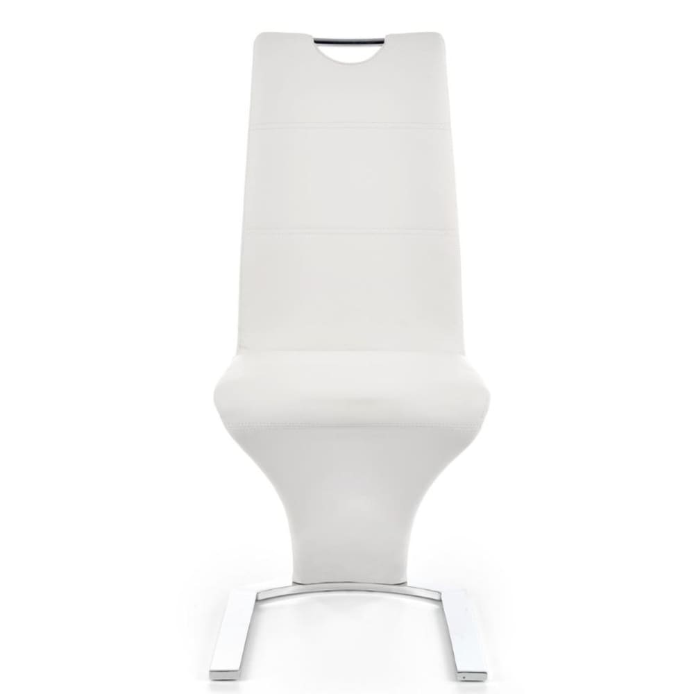 Weißer Designerstuhl mit U-förmigem Bein - Maisons Du Monde