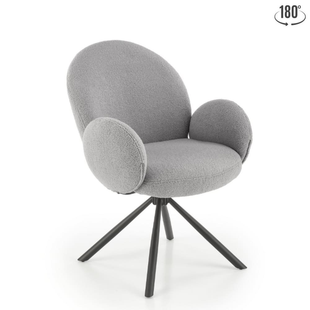 Chaise pivotante tissu
