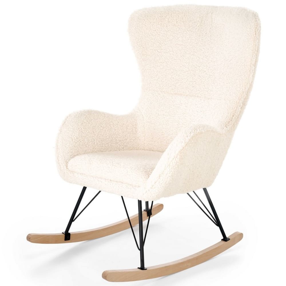 Rocking chair en tissu