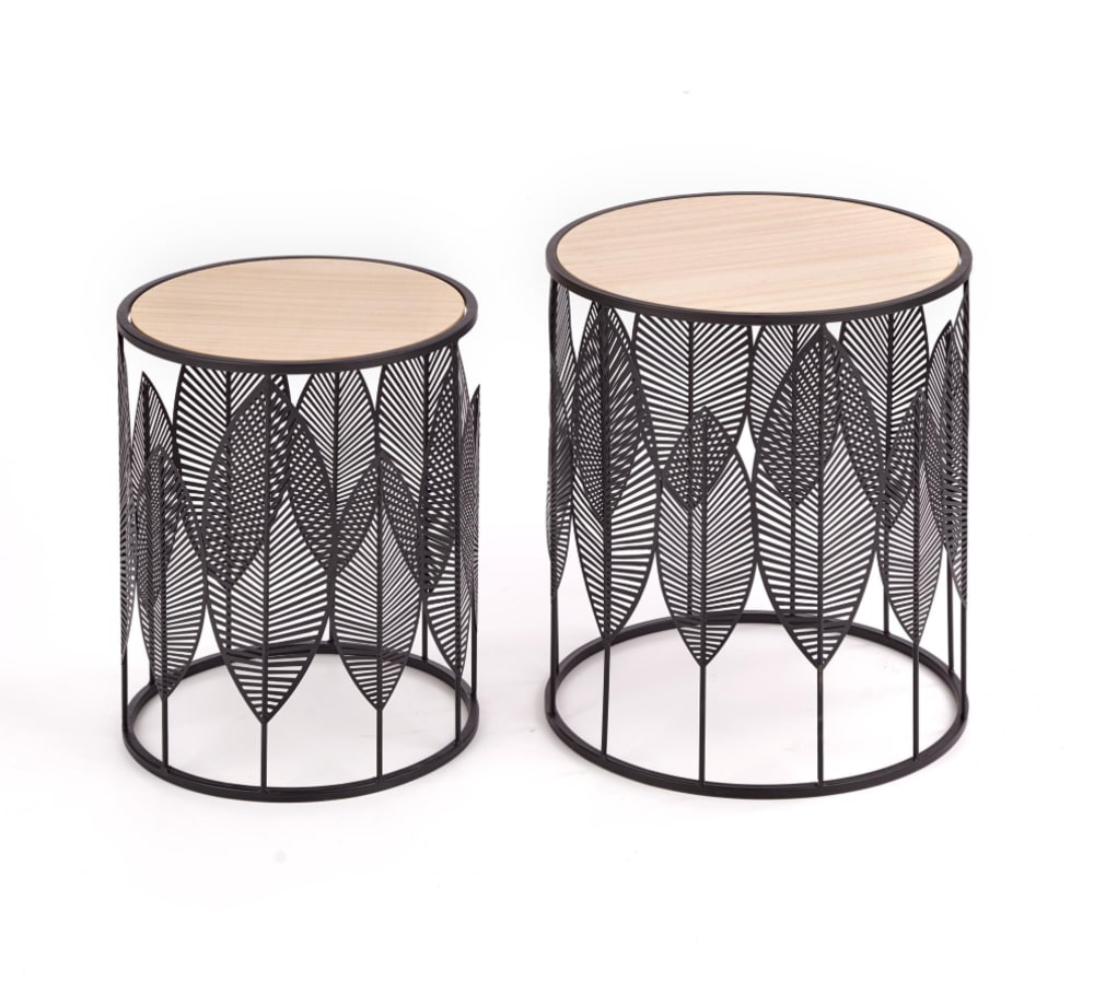 deux tables d'appoint