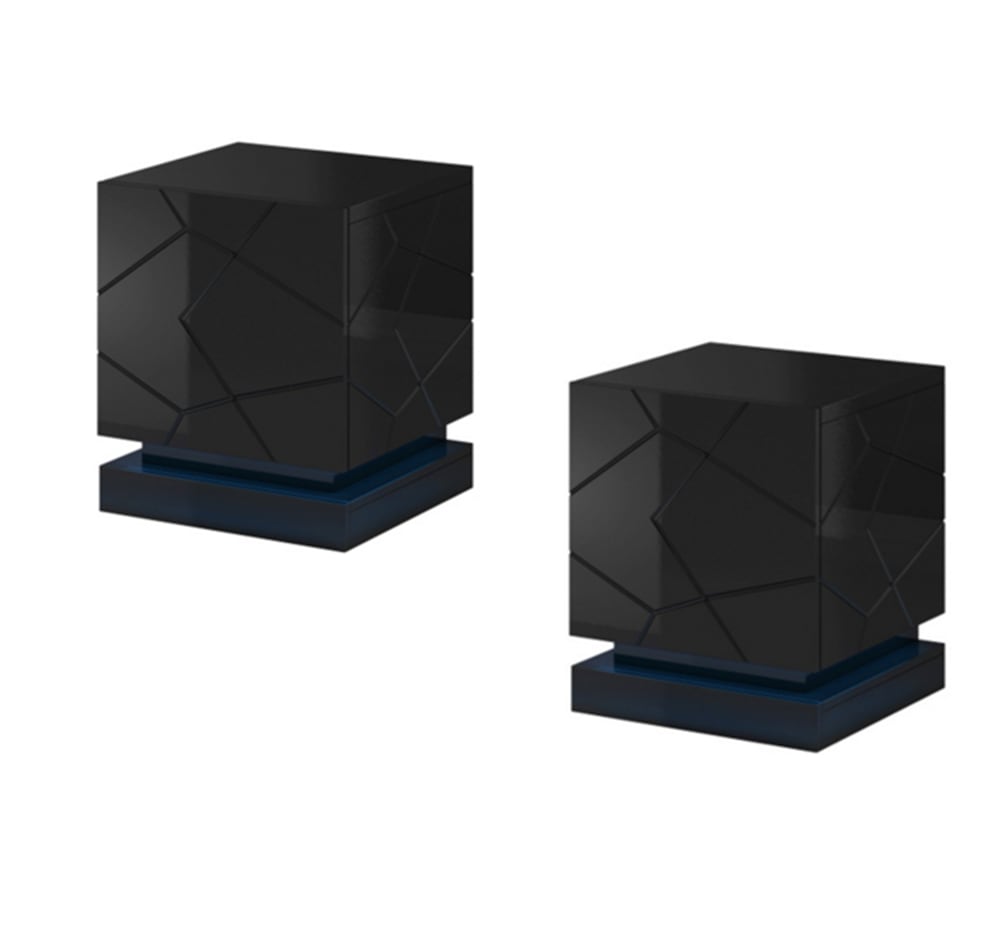 Lot 2 tables chevet - design