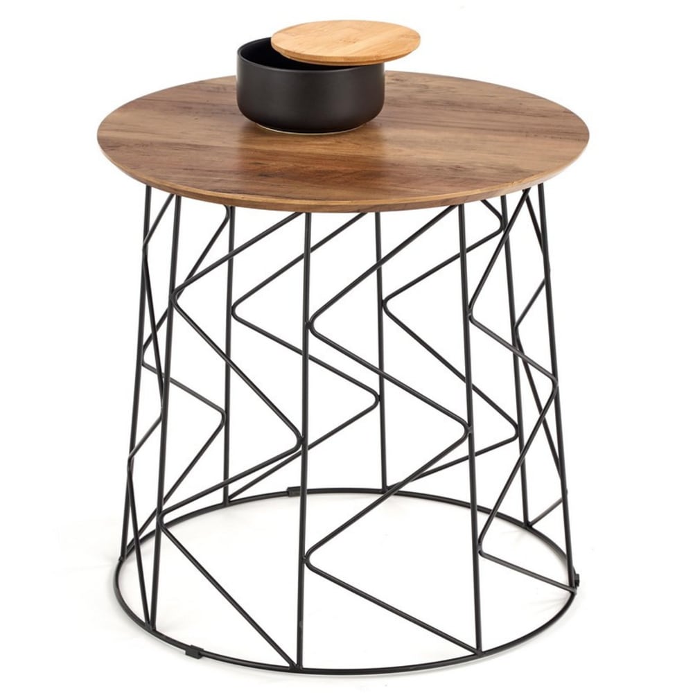 Table basse ronde style