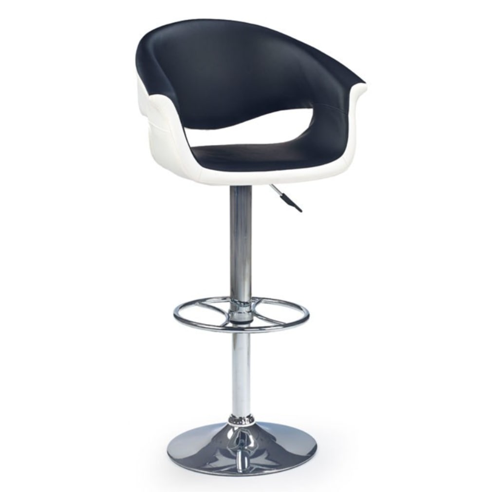 Tabouret de bar design noir et blanc Tabouret de bar design noir et blanc