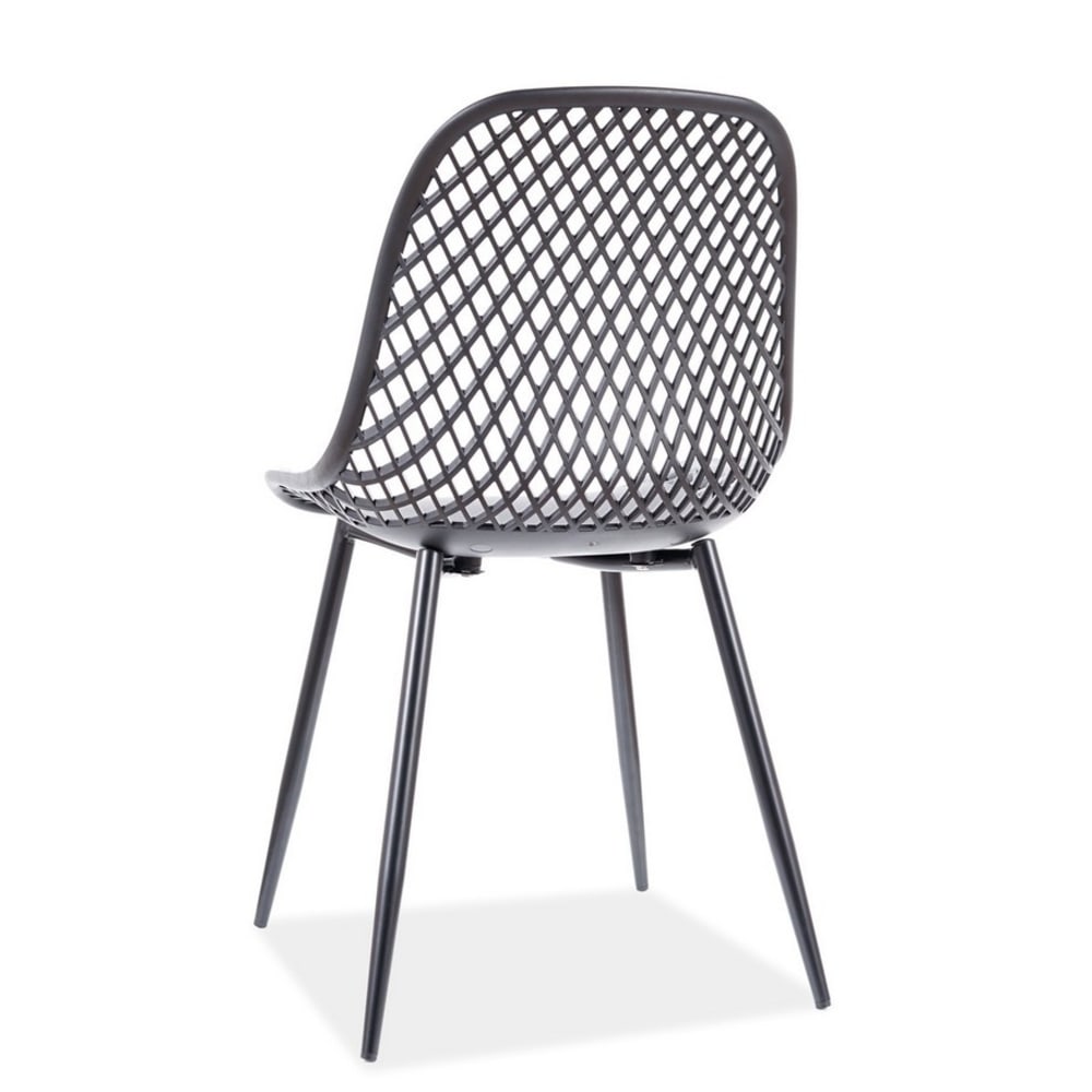 Schwarzer moderner Designerstuhl - Maisons Du Monde