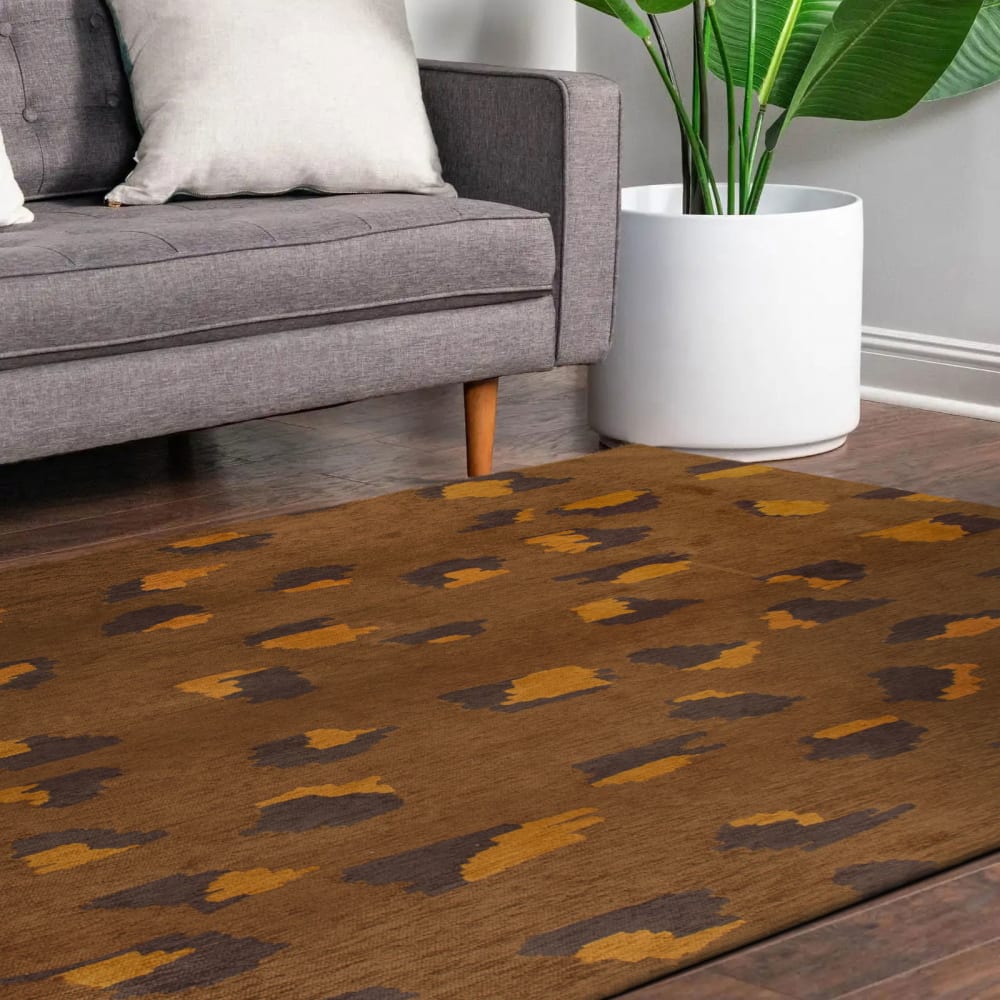 LEO LOLA&MOI - Teppich Braun 140x200 - Maisons Du Monde