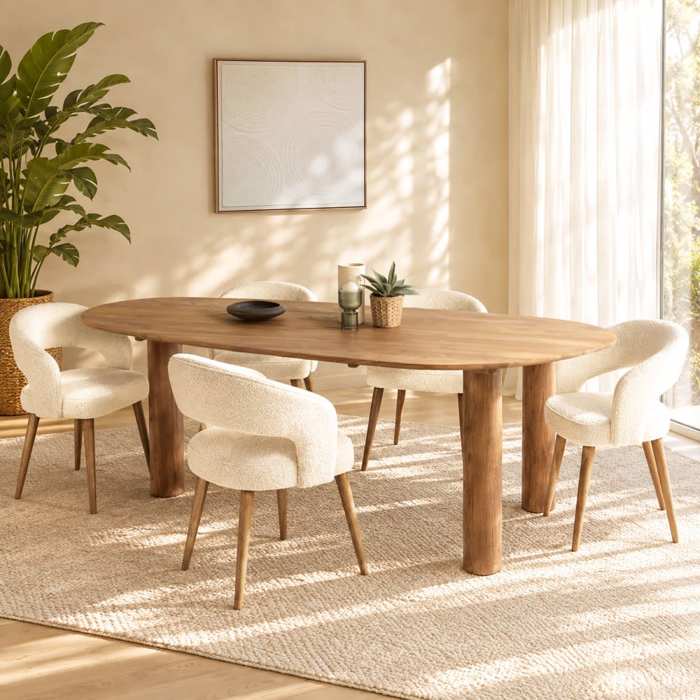 Esstisch aus recyceltem Teakholz - Maisons Du Monde