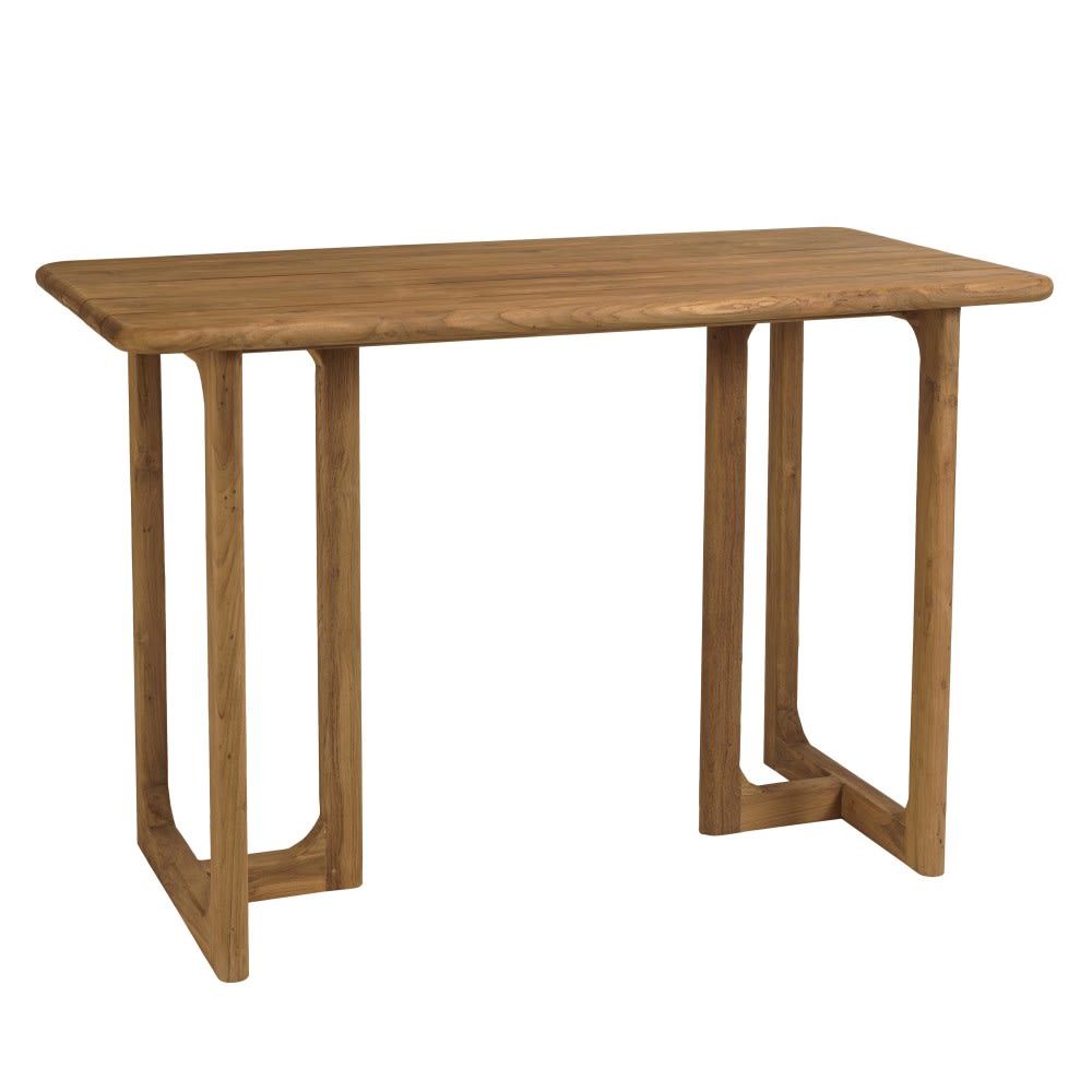 Bar de jardin 160x80cm en bois de teck recyclé