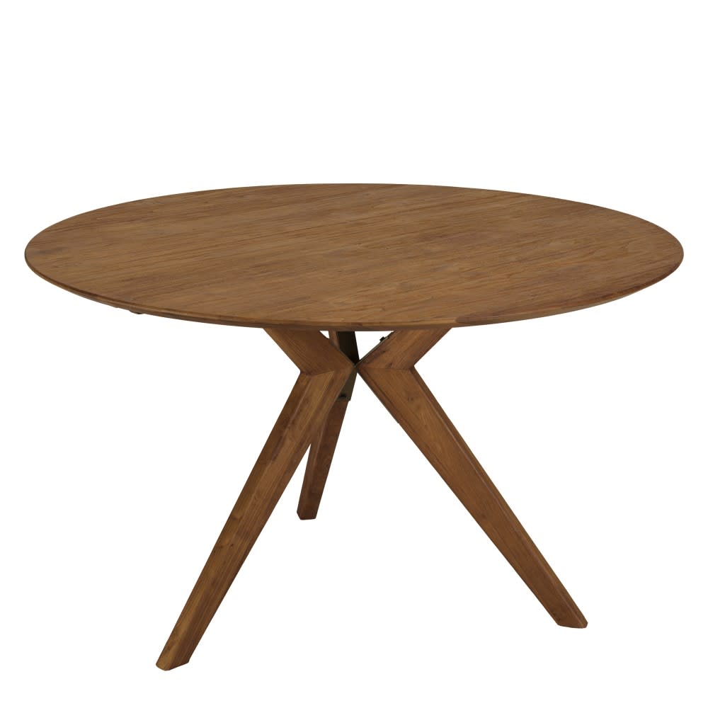 Runder Esstisch aus recyceltem Teakholz - Maisons Du Monde