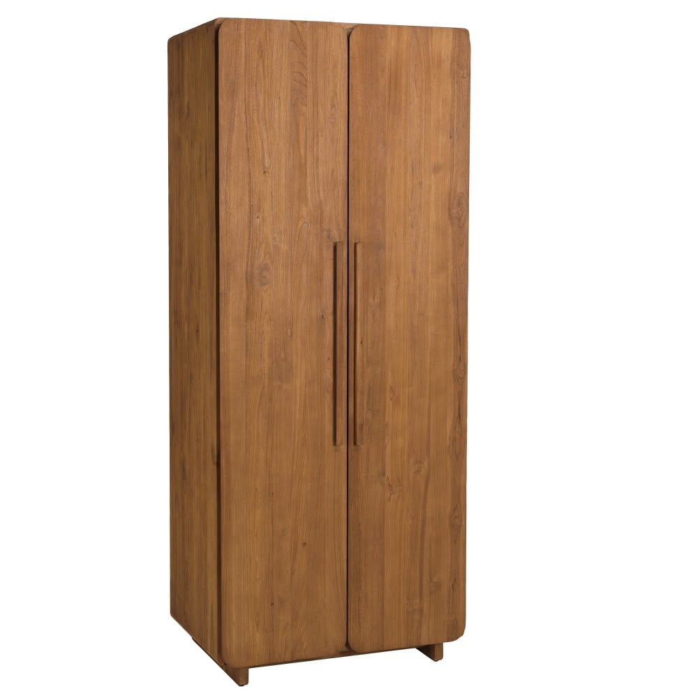 MACABANE 2-türiger Schrank / recyceltem Teakholz style exotic Braun