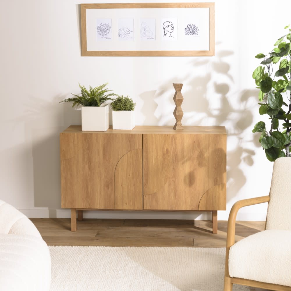 Sideboard in Naturfarbe mit 2 Türen - Maisons Du Monde