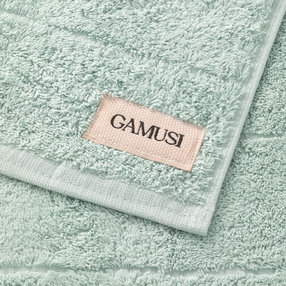 Drap de douche en coton 600 g vert d'eau 70x140 cm — vue 3