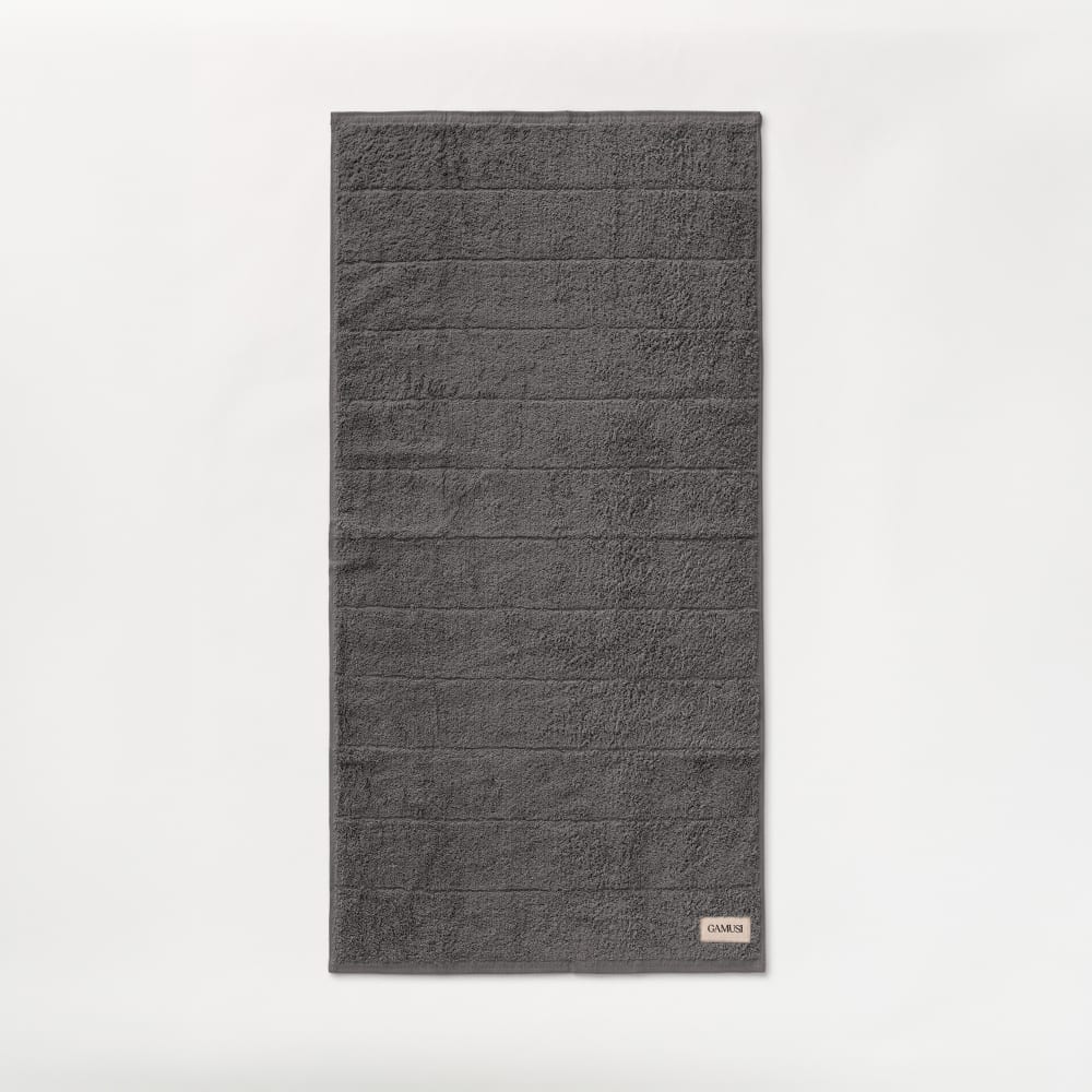 Handtuch aus 600 g Baumwolle, Anthrazit 50x100 cm - Maisons Du