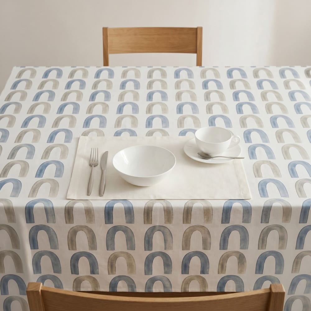 Geometrische fleckenabweisende Tischdecke, 150x250 cm - Maisons