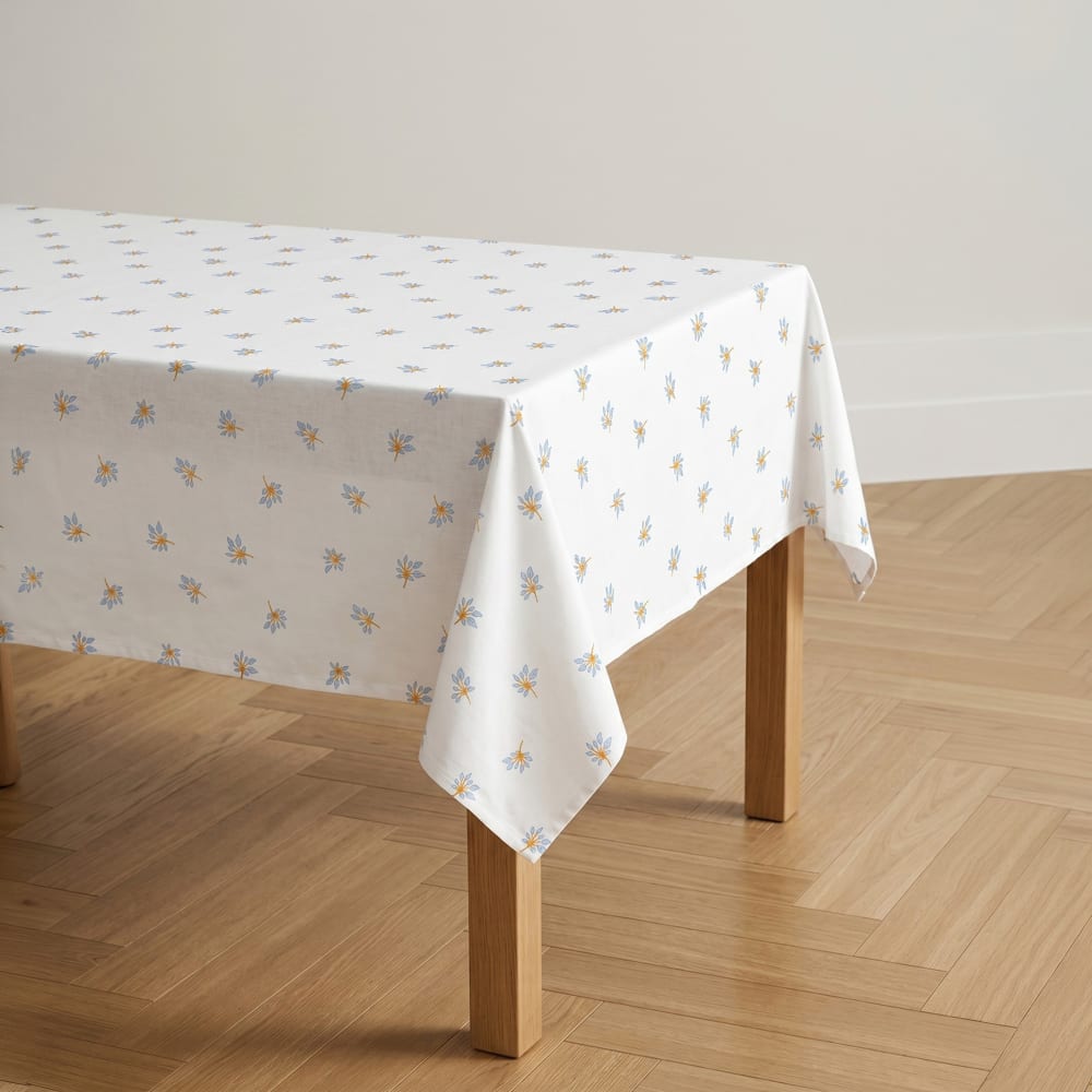 Nappe antitache imprimée floral 150x250 cm Nappe antitache imprimée floral 150x250 cm