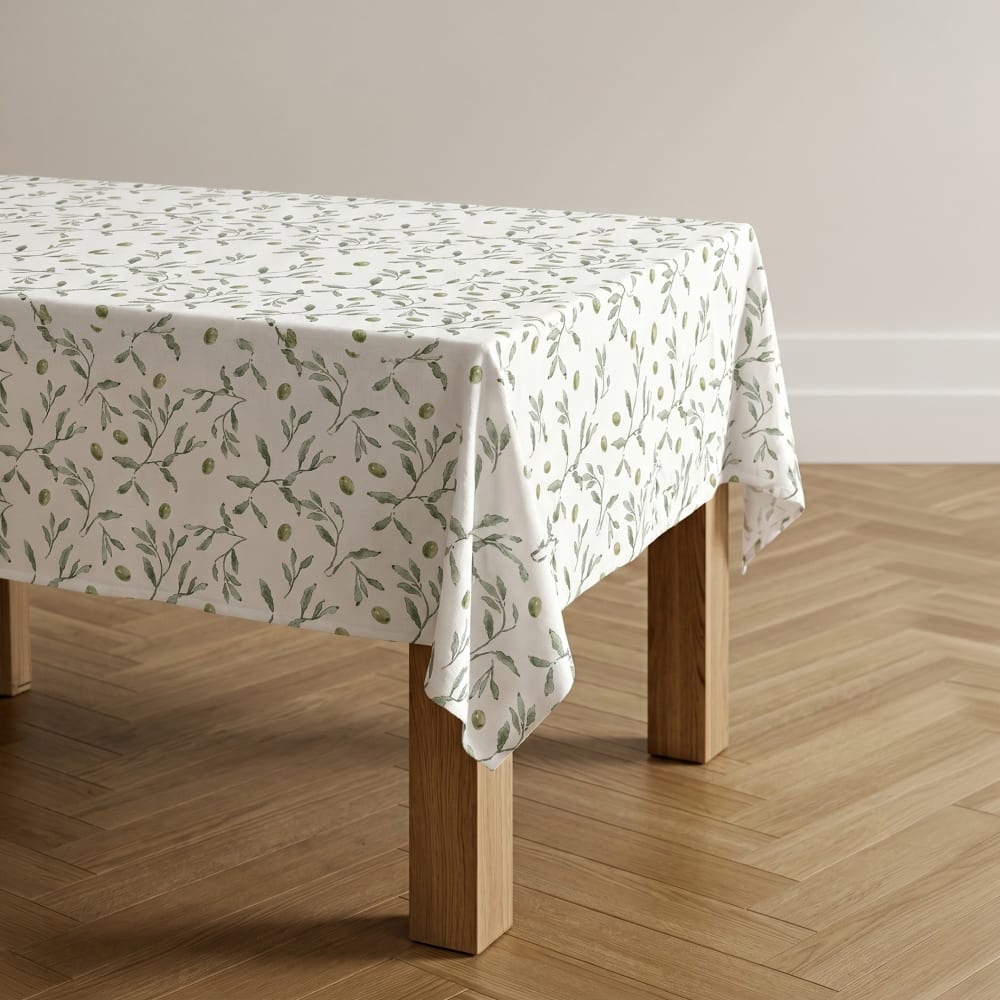 Nappe antitache imprimée floral 150x200 cm